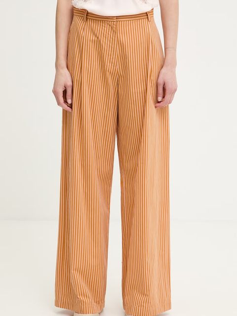 Sessun spodnie wide leg damskie bawełniane - zdjęcie produktu nr 2