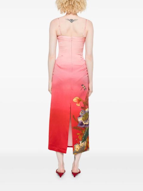 ALEMAIS floral-print midi dress - Pink - zdjęcie produktu nr 2