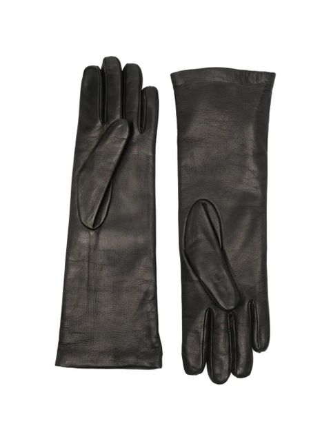 Max Mara Senape logo gloves - Black - zdjęcie produktu nr 2