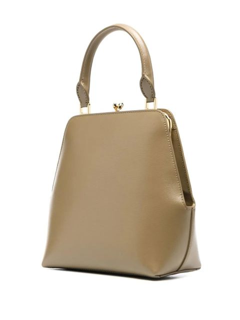 Jil Sander logo-stamp tote bag - Green