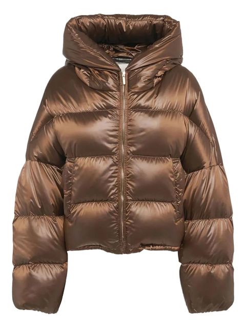 Max Mara hooded puffer jacket - Brown - zdjęcie produktu nr 1