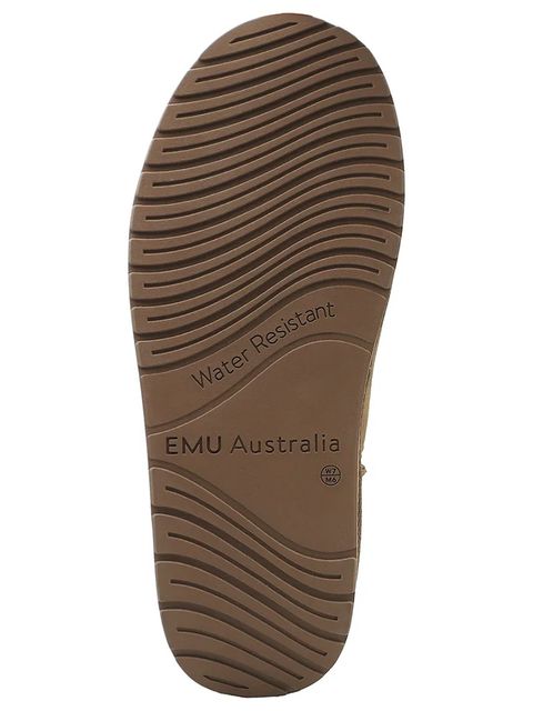 Emu Australia śniegowce zamszowe Stinger Micro Flatform kolor brązowy W13082.CORI