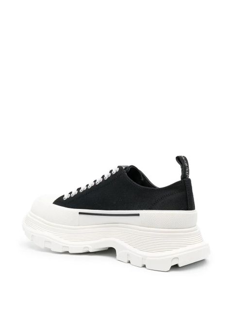 Alexander McQueen Tread Slick lace-up sneakers - Black