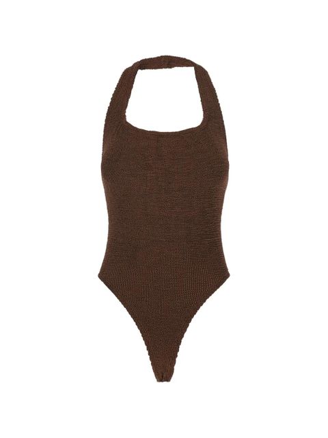 Hunza G Sandy halterneck swimsuit - Brown - zdjęcie produktu nr 1