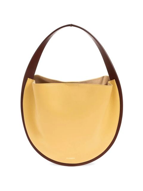 Jil Sander Pivot leather tote bag - Yellow - zdjęcie produktu nr 1