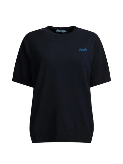 Prada short-sleeve T-shirt - Blue - zdjęcie produktu nr 1