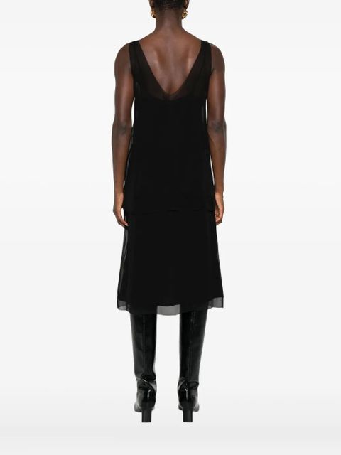 TOTEME V-neck slip top - Black