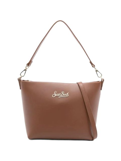 MC2 Saint Barth Aline hammered leather tote bag - Brown - zdjęcie produktu nr 1