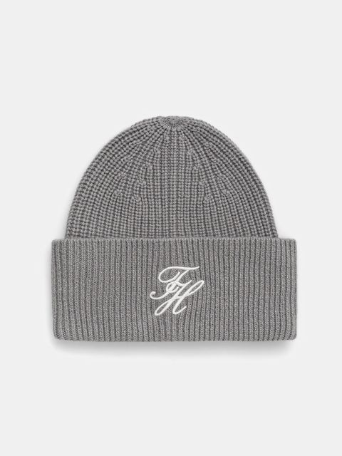 Tommy Hilfiger czapka wełniana kolor szary AW0AW18515 - zdjęcie produktu nr 1