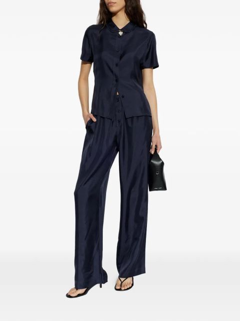 Róhe silk trousers - Blue - zdjęcie produktu nr 2