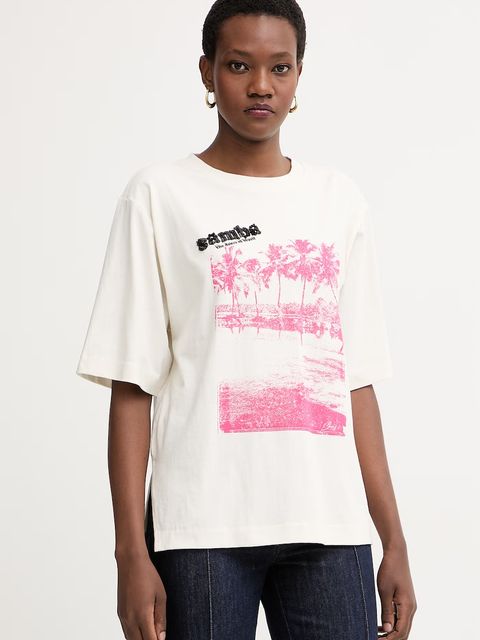 BOSS Orange top treningowy damski z bawełną C Eregular 2 - zdjęcie produktu nr 1