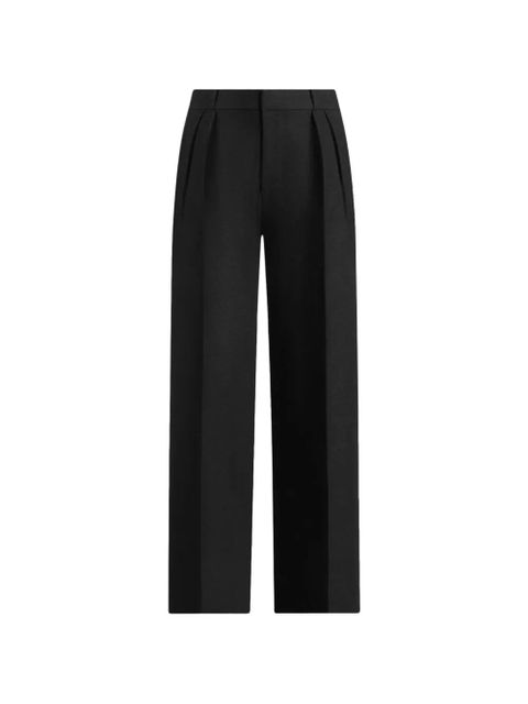 Manière De Voir Julie twin-pleated tailored trousers - Black - zdjęcie produktu nr 1