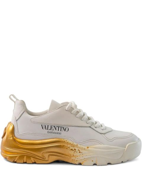 Valentino Garavani logo-detail sneakers - White