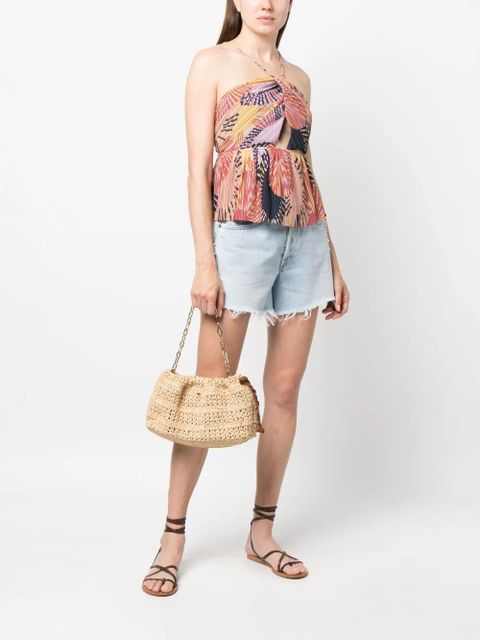 Ba&Sh June raffia tote bag - Neutrals - zdjęcie produktu nr 2