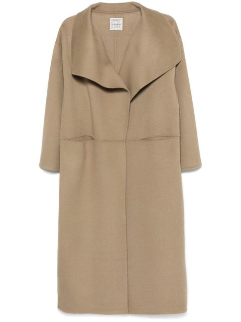 TOTEME shawl-lapels coat - Neutrals - zdjęcie produktu nr 1