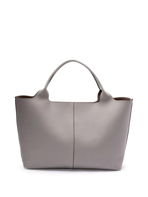 Tod's leather tote bag - Grey - zdjęcie produktu nr 2