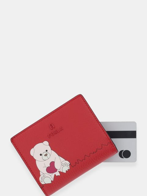 Furla portfel skórzany damski kolor czerwony WP00307 BX4291 4524S