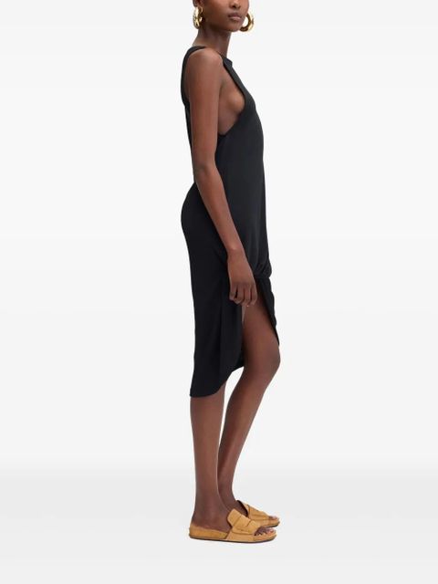 Jacquemus asymmetric midi dress - Black