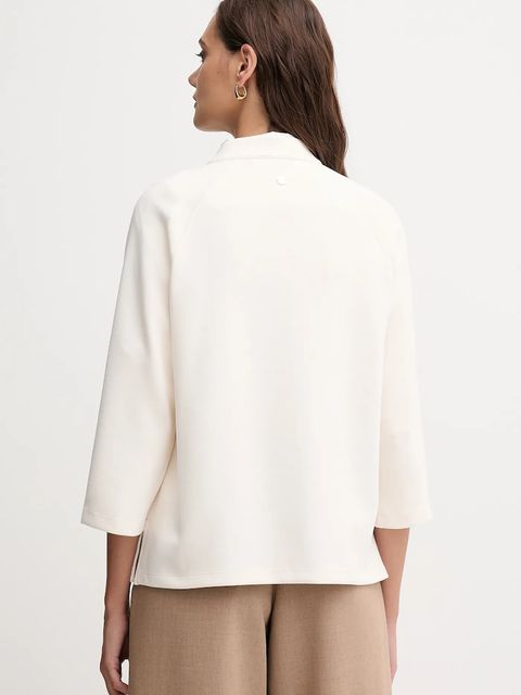 Joop! bluza damska kolor beżowy gładka 30048596 - zdjęcie produktu nr 2