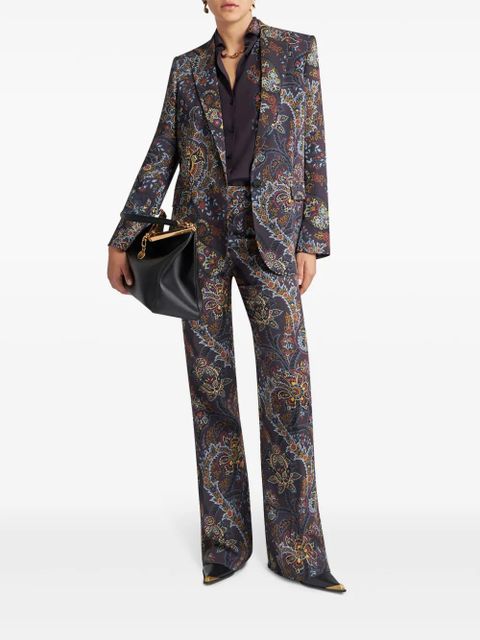 ETRO paisley-print single-breasted blazer - Black - zdjęcie produktu nr 2
