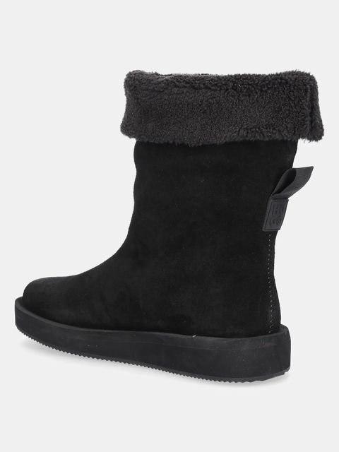 HUGO śniegowce zamszowe Zaralyn kolor czarny 50552743