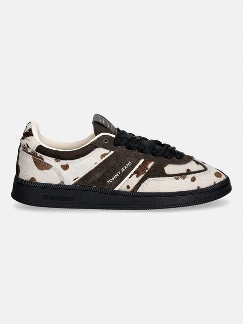 Tommy Jeans sneakersy skórzane THE GREENWICH EDGE CALF HAIR - zdjęcie produktu nr 2