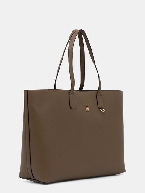 Tommy Hilfiger torebka kolor beżowy AW0AW18173 - zdjęcie produktu nr 2