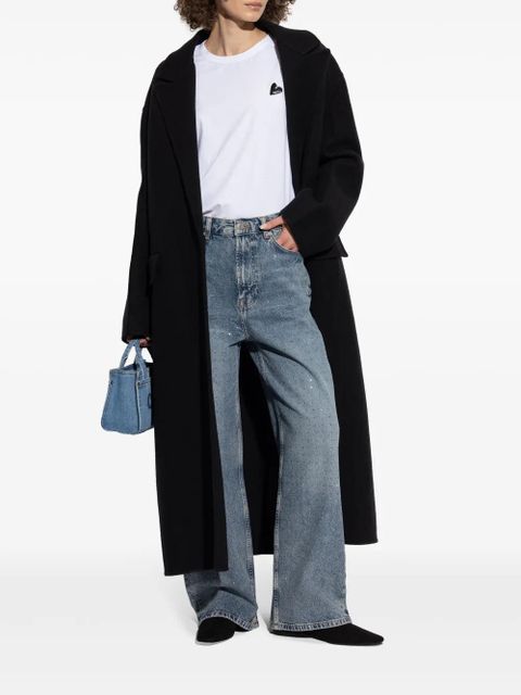 Zadig&Voltaire logo-embroidered cotton T-shirt - White - zdjęcie produktu nr 2