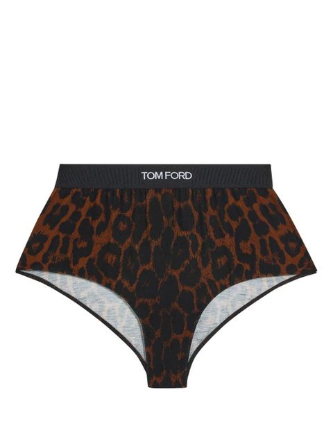 TOM FORD logo-print briefs - Black - zdjęcie produktu nr 1