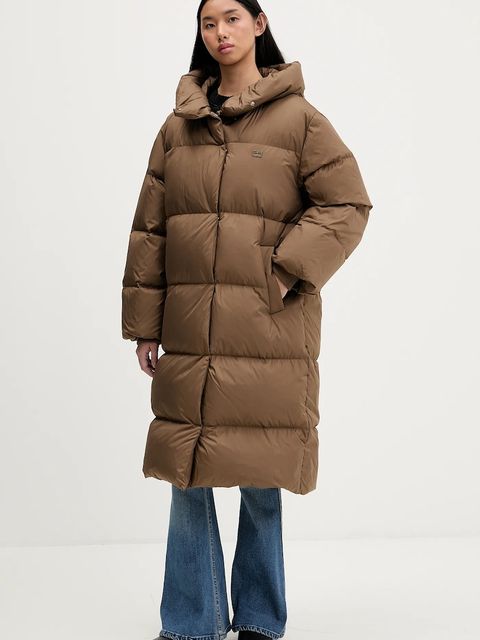 Tommy Hilfiger kurtka puchowa kolor brązowy zimowa WW0WW47745 - zdjęcie produktu nr 2