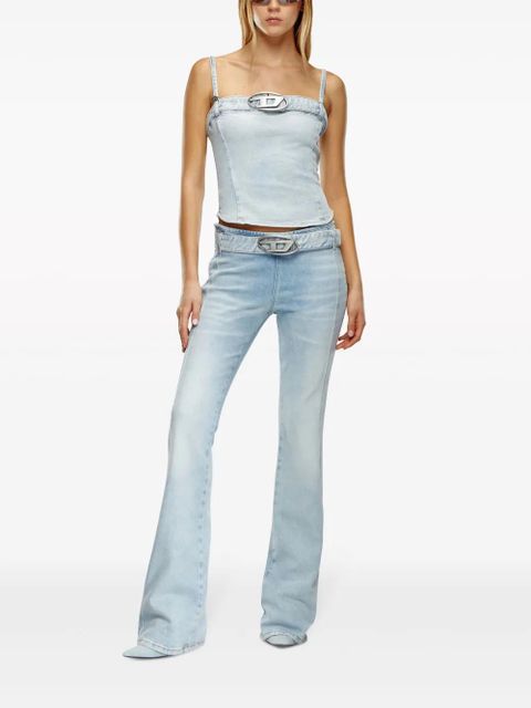 Diesel D-Ebbey belted flared jeans - Blue