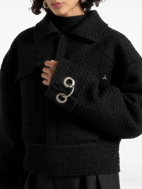 Manière De Voir Naela tweed jacket - Black