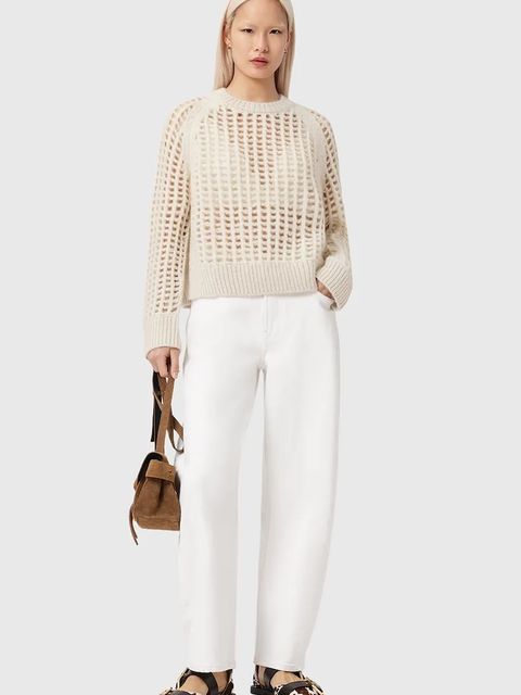 AllSaints sweter z dodatkiem wełny SUNIVA - zdjęcie produktu nr 2