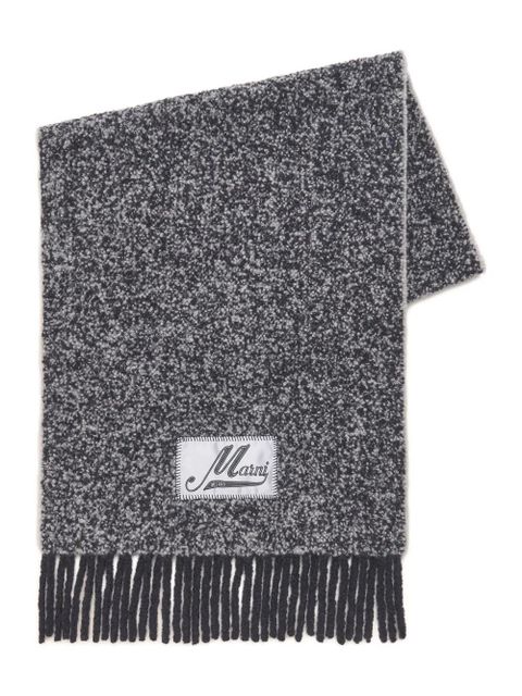 Marni fringed scarf - Black - zdjęcie produktu nr 1