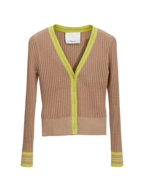 3.1 Phillip Lim button long-sleeve cardigan - Brown - zdjęcie produktu nr 1