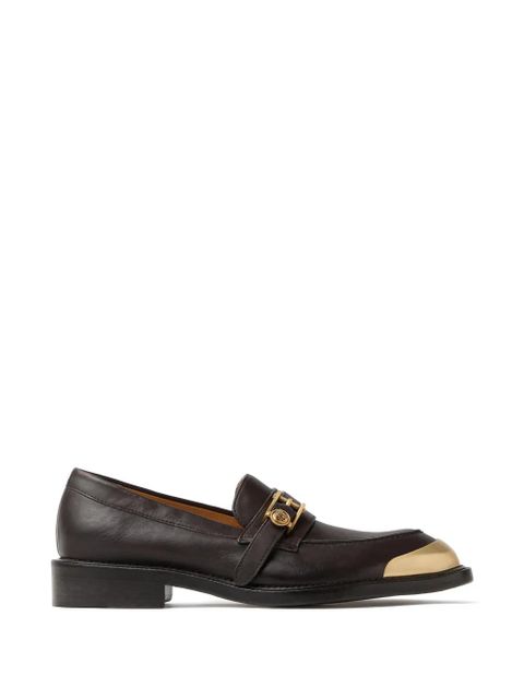 Versace Primo leather loafers - Brown - zdjęcie produktu nr 1