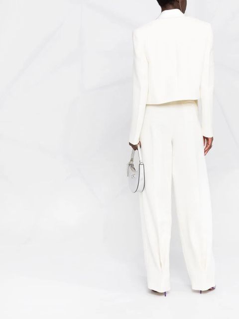 FENDI straight-leg high-waisted trousers - White - zdjęcie produktu nr 2