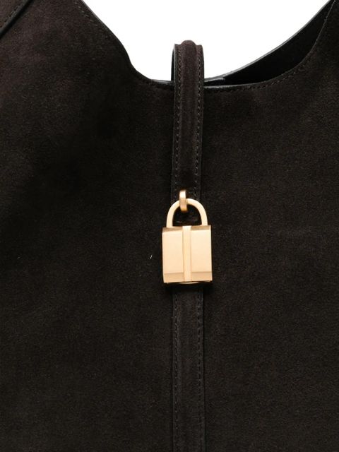 DeMellier large Siena suede bucket bag - Brown