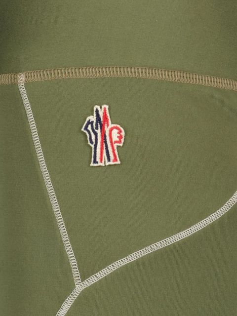 Moncler Grenoble Polartec® Delta™ logo-patch leggings - Green