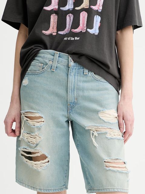 Levi's szorty jeansowe MIDDY JORT - zdjęcie produktu nr 2