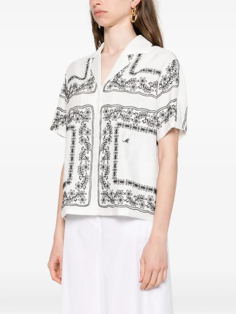 Maje embroidered shirt - White - zdjęcie produktu nr 2
