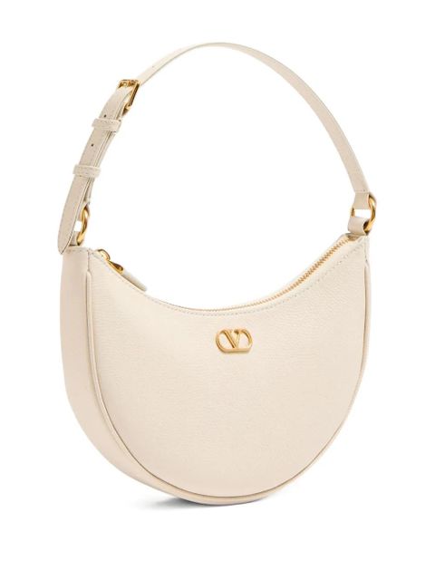 Valentino Garavani Hobo logo zip mini shoulder bag - Neutrals - zdjęcie produktu nr 2