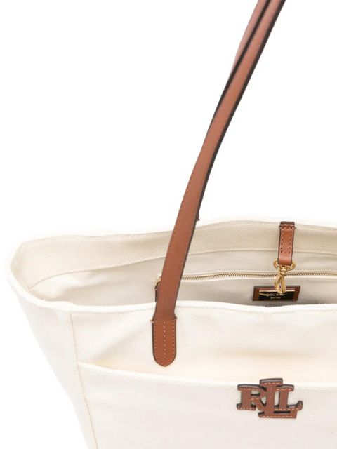 Lauren Ralph Lauren logo-detail shoulder bag - Neutrals