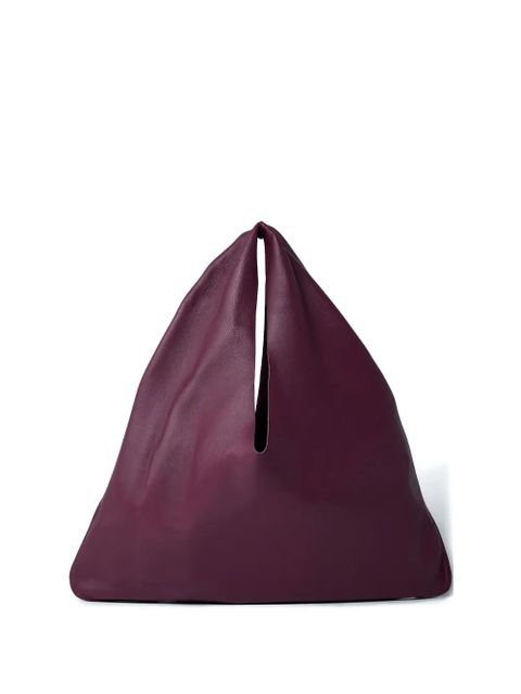 The Row small Bindle leather tote bag - Red - zdjęcie produktu nr 2