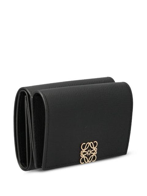 LOEWE Anagram Trifold leather wallet - Black - zdjęcie produktu nr 2