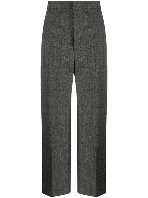 LOEWE straight-leg wool tailored trousers - Black - zdjęcie produktu nr 1