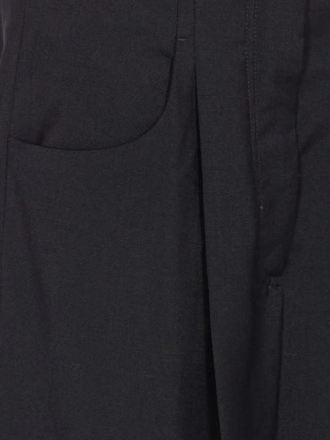FENDI pleated-front trousers - Black