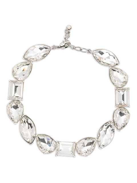 Alexander McQueen crystals cocktail chocker necklace - Silver - zdjęcie produktu nr 1