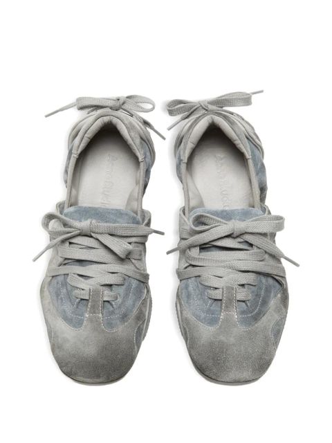 Acne Studios laced panelled sneakers - Grey - zdjęcie produktu nr 2