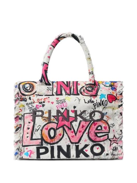 PINKO printed shoulder bag - White - zdjęcie produktu nr 1
